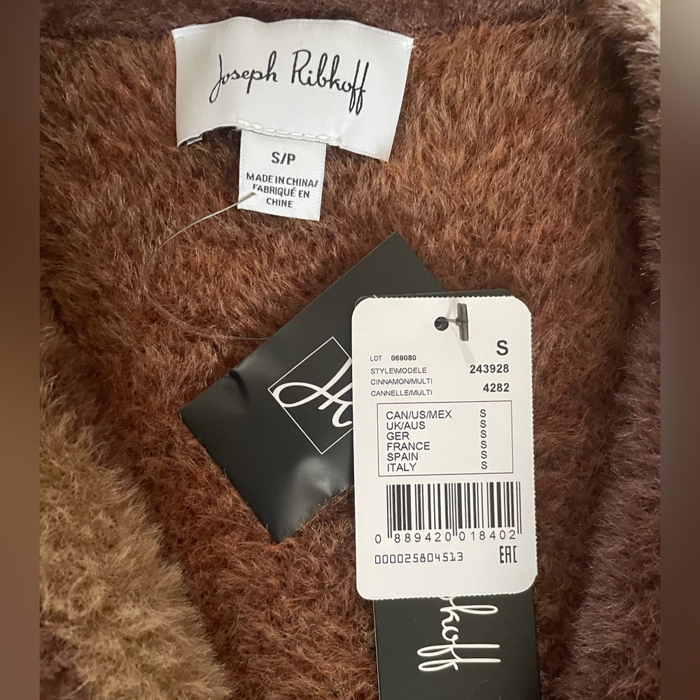 Joseph Ribkoff Sweater Coat Style 243928 Colorado Multi Womens Small NEW W/ TAGS - Picture 3 of 6